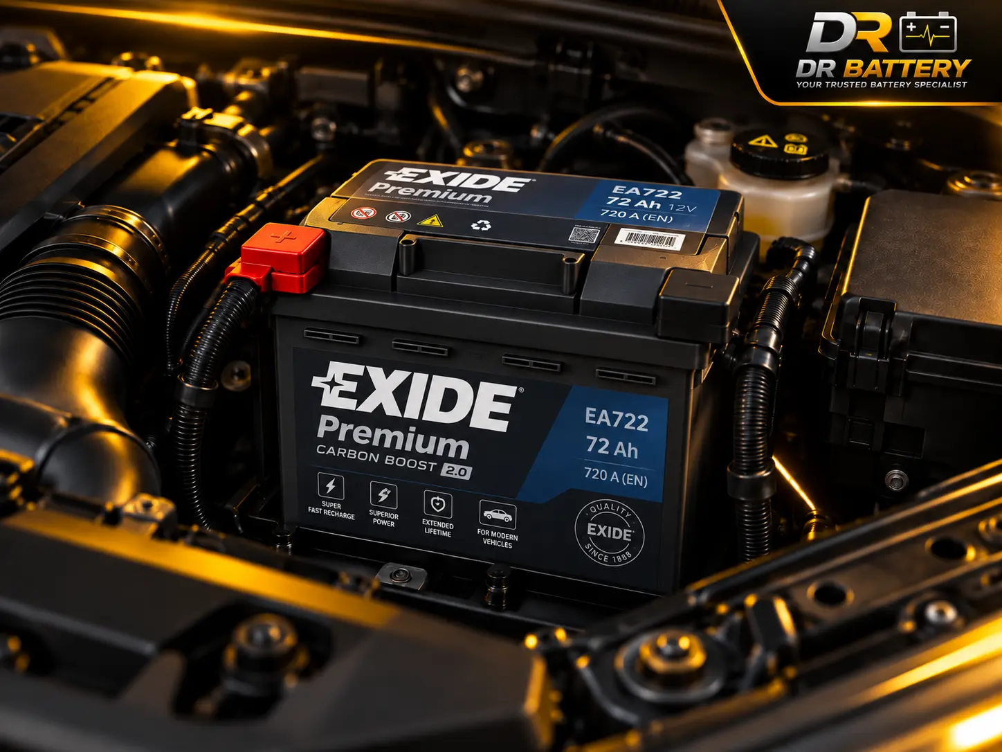 EXIDE automotive replacement battery